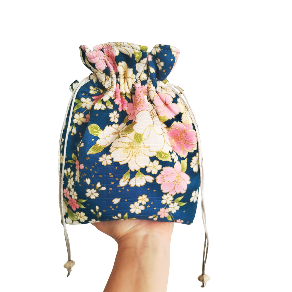 Bombonera azul satin sakura