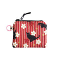 Monedero gato rayas rojo