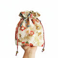 Bombonera satin hueso flores