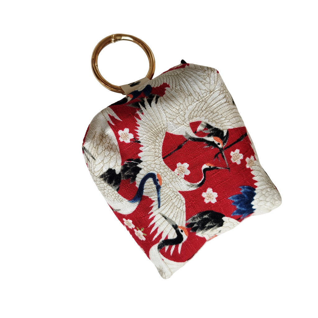 Mini charm grullas rojo