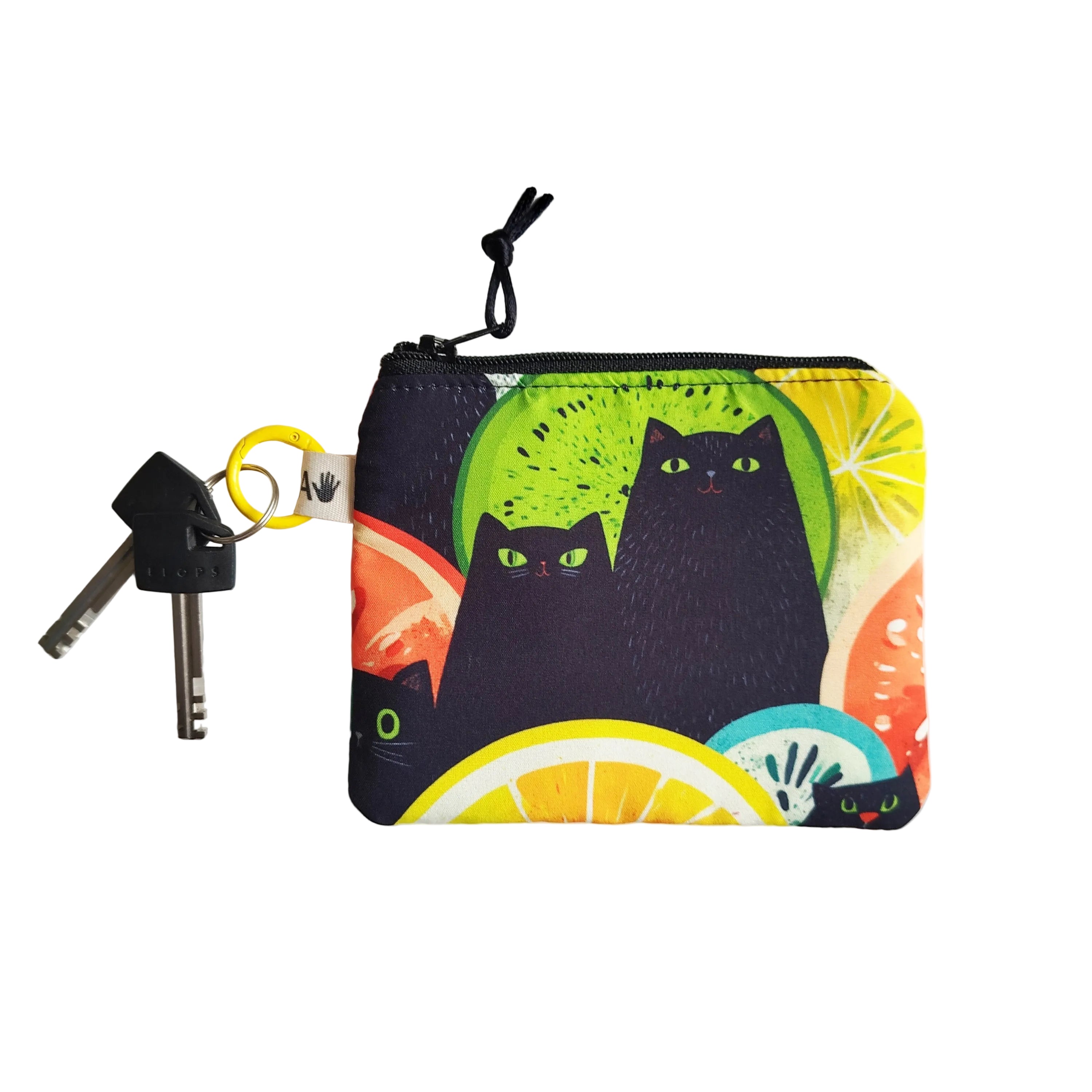 Monedero gatos y cítricos