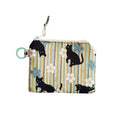 Monedero gatos rayas verdes