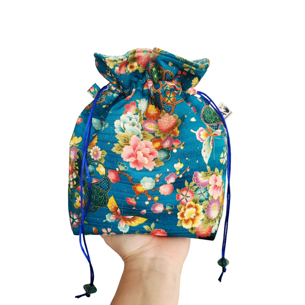 Bombonera satin mariposa multicolor
