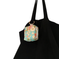 Mini charm satin turquesa